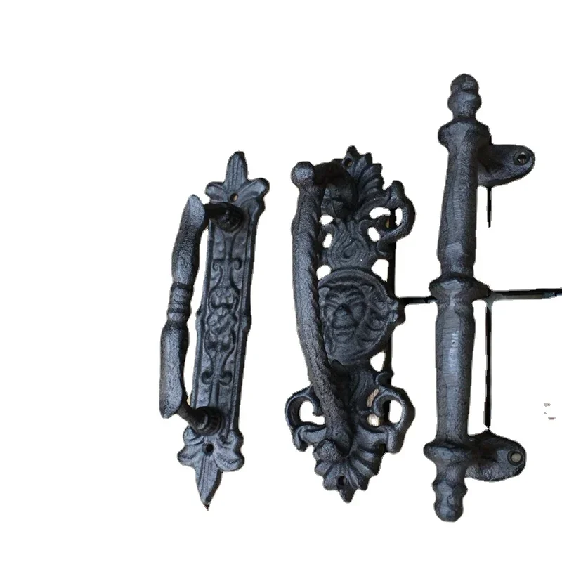 garden courtyard Vintage Door Knocker cast iron craft door handles home decoration wall decoration door handle room accessories