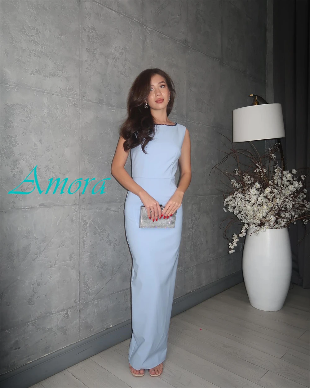 Элегантное вечернее платье из джерси с вырезом лодочкой по индивидуальному заказу, классические платья русалки для выпускного вечера, темпераментные платья с бисером для особых случаев