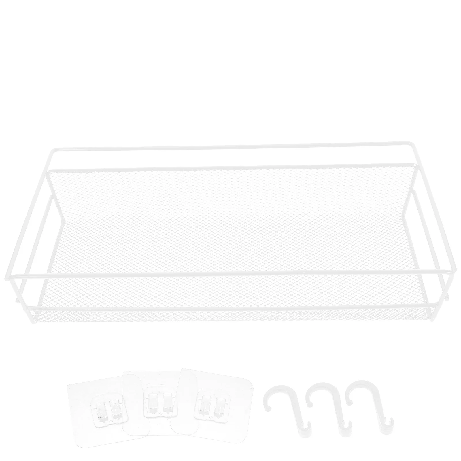 

Hanging Wall Basket Metal Wire Storage Organizer Rust Resistant Anti-Corrosion Kitchen Bathroom Wall Mounted Basket