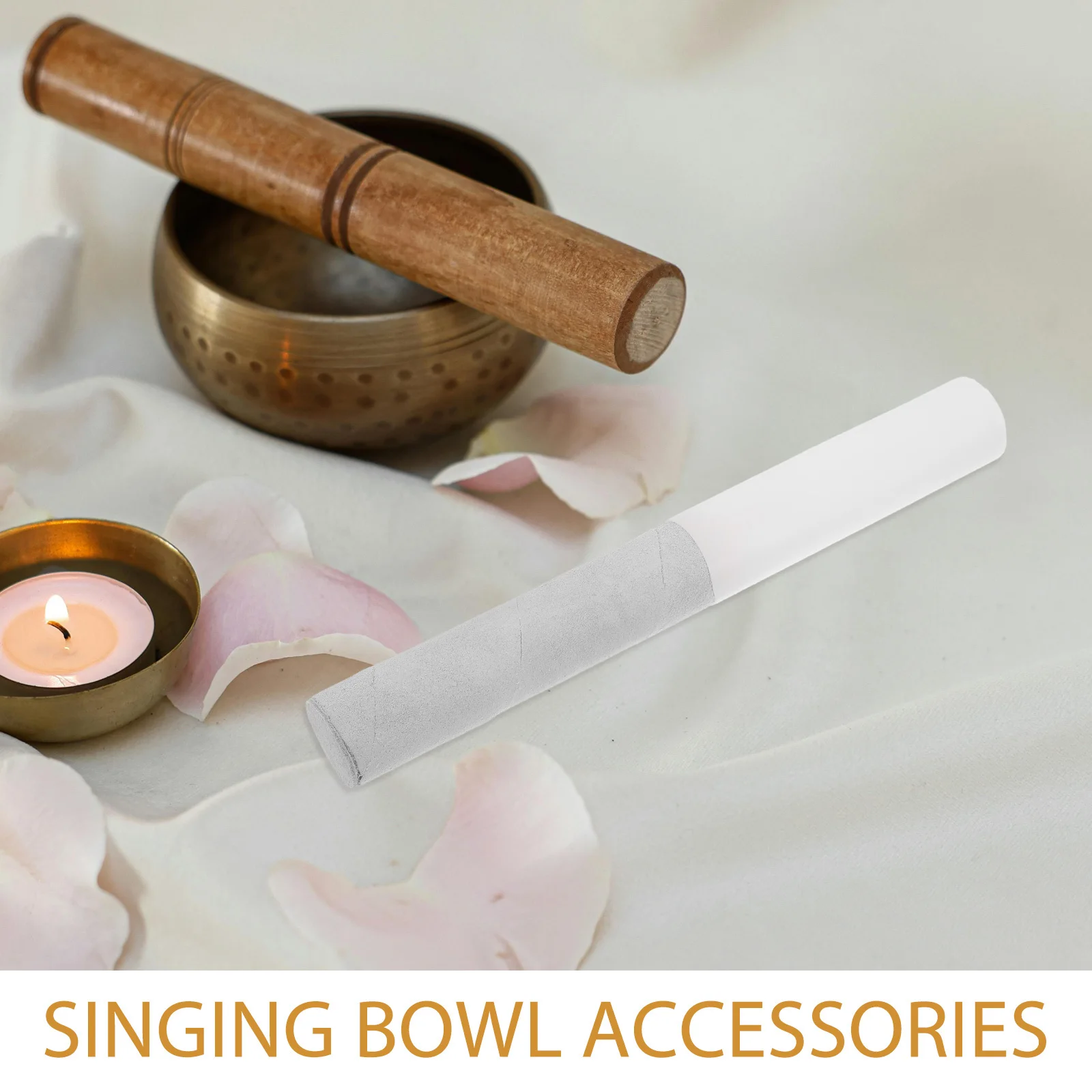 

1Set Crystal Singing Bowl Mallet Acrylic Striker Rod for Meditation Yoga Sound Bowl Stick Relaxation Acrylic Mallet