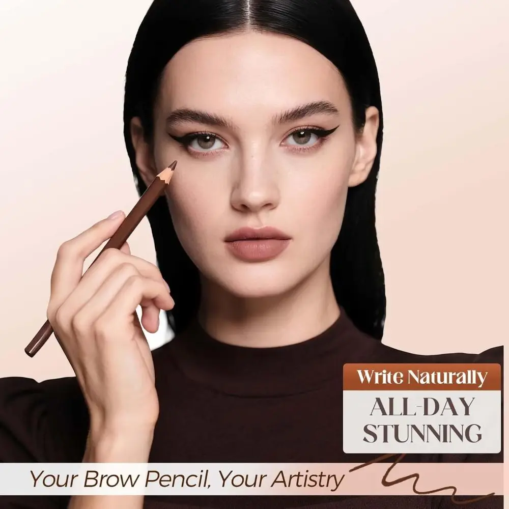 ใหม่ Smudgeproof ดินสอเขียนคิ้วกันน้ํา Natural Eyebrow ปากกา Ultra Fine Smooth Brow Enhancer