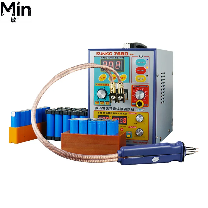 769D 3.2KW Desktop Automatic Pulse  Spot Welding Machine for 18650 Pack with Welding Pen