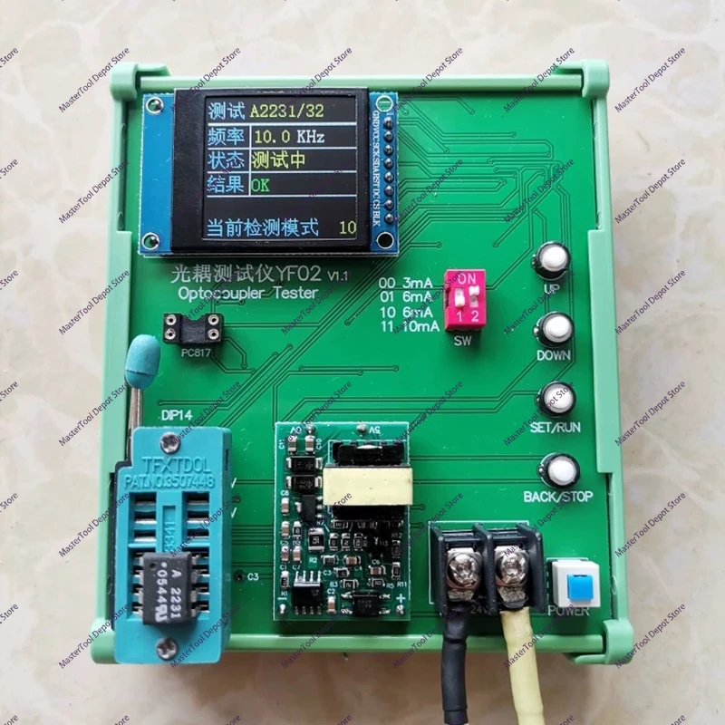 

DC24-26V не включает IC YF02 Тестер оптопары IC Тестер Плата обнаружения
