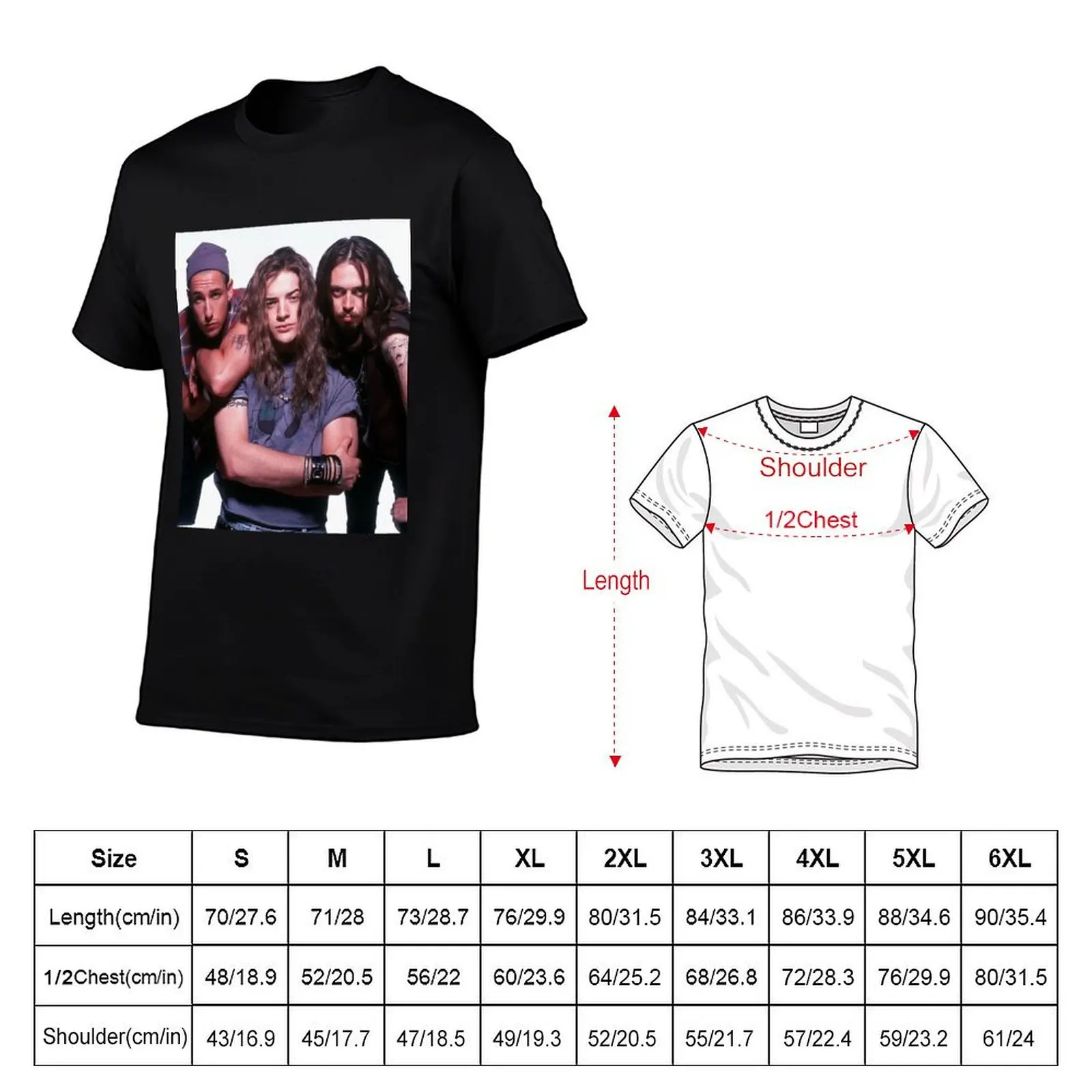 Brendan Fraser, Adam Sandler, Steve Buscemi T-Shirt Lightweight Basic Short Sleeve Shirt