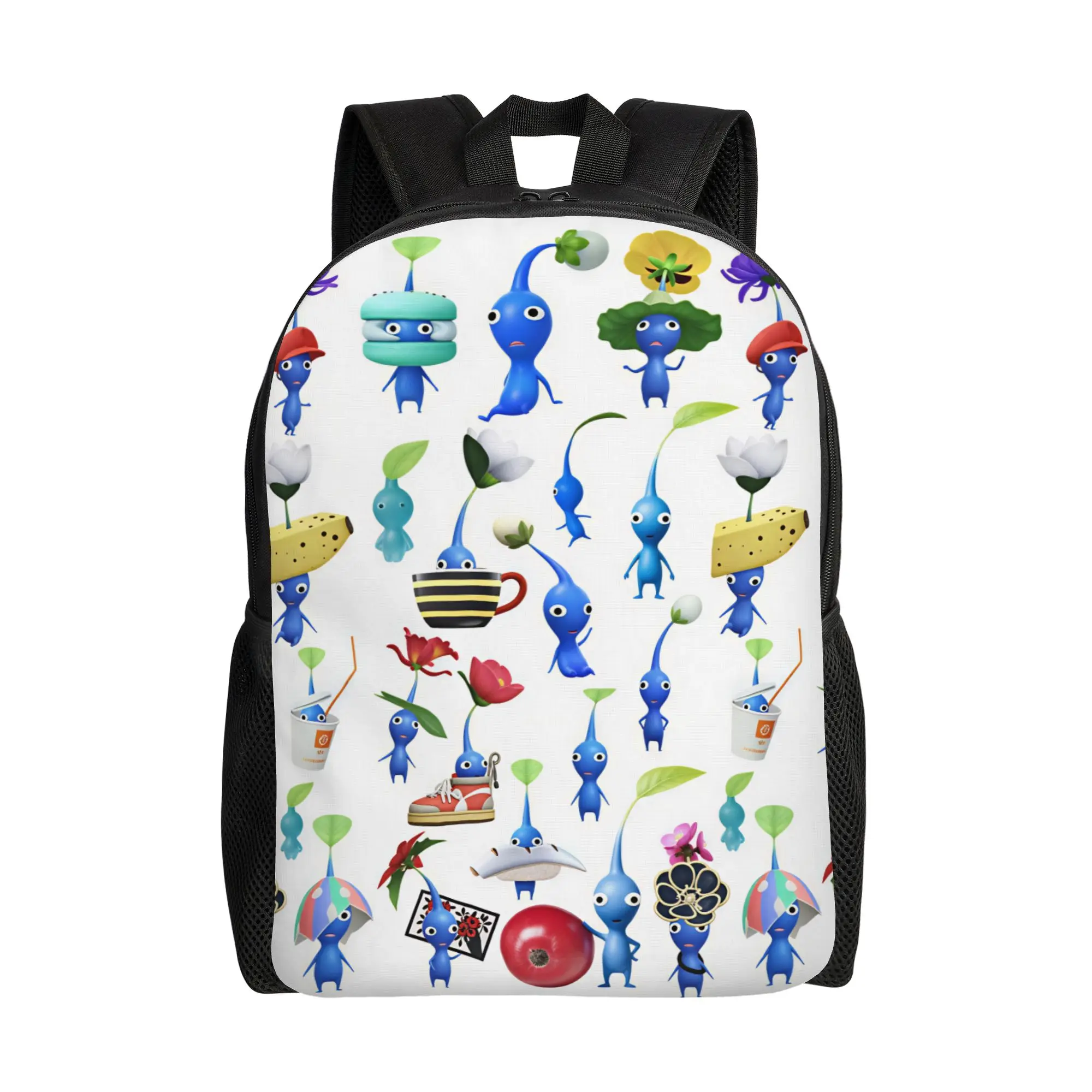Pikmin Video Game Backpack  Elegant Backpacks Student University Large School Bags Custom Rucksack