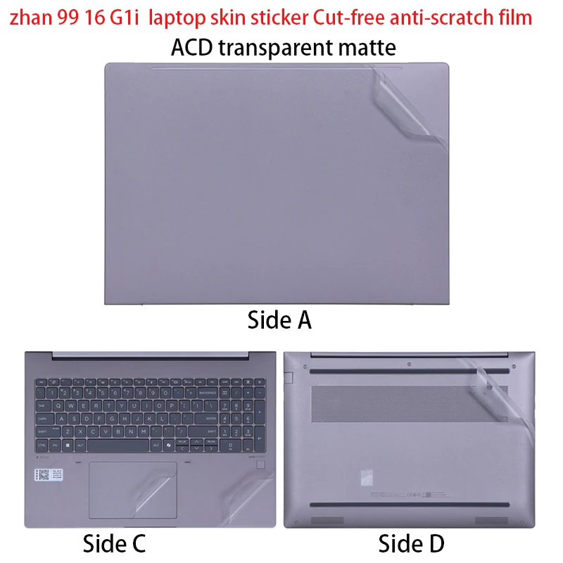 

For 2024 2025 HP zhan99 16 G1i laptop skin sticker zbook Power 16-inch G11 A G10 computer body protective film anti-scratch film