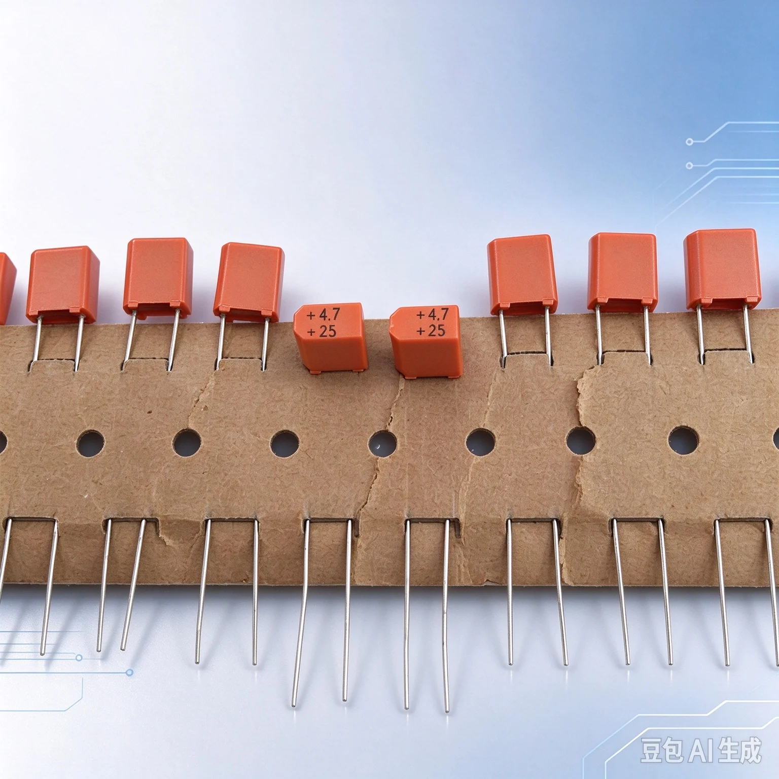 Vintage for Thomson 4.7UF 25V Bakelite Tantalum Electrolytic Capacitor 5P  200pcs