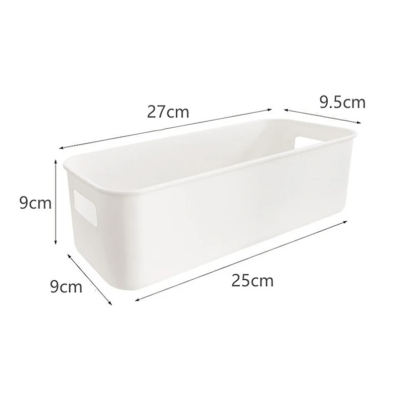 

Thickened Light Luxury Cream Style Desktop Plastic Storage Box Multi-function Cosmetic Storage Box Mobile Phone Shell Storage Bo