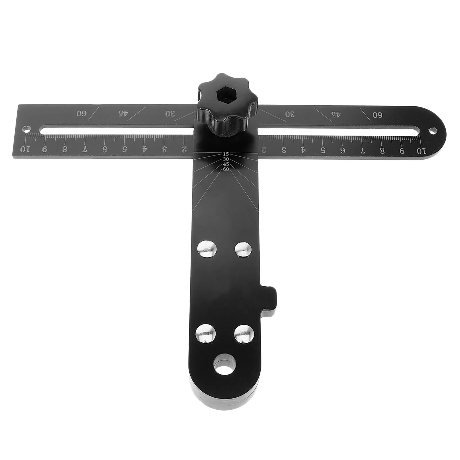 Electric Wood Handle Angle Ruler Multi Angle Measuring Woodworking Tool Adjustable Precision Marking Ruler Swing Protractor