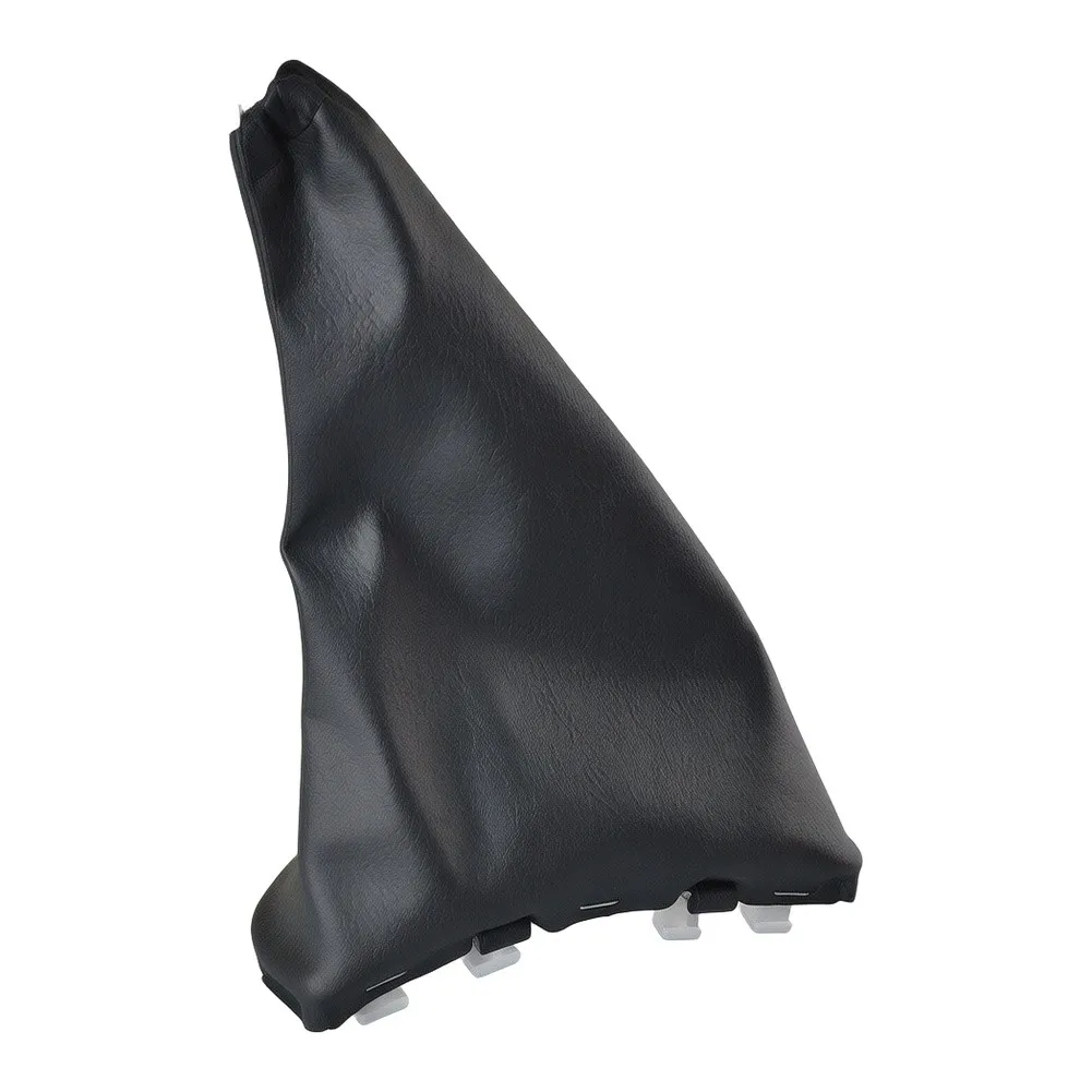 Leather Parking Brake Cover Compatible with For Chevrolet For Spark Year Models 2011 Through 2016 for Interior Enhancement