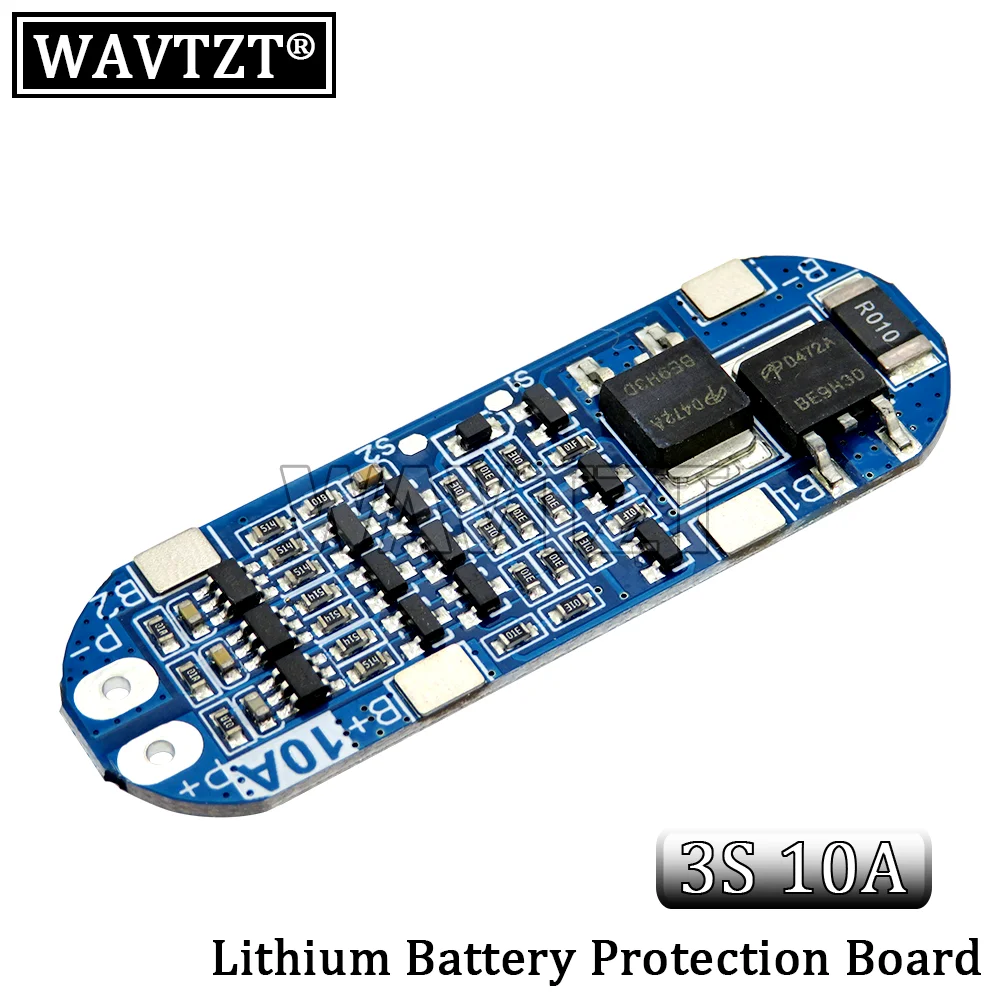 3S 6A 8A 10A 20A 25A 40A 60A Li-ion Lithium Battery 18650 Charger PCB BMS Protection Board For Drill Motor Lipo Cell Module