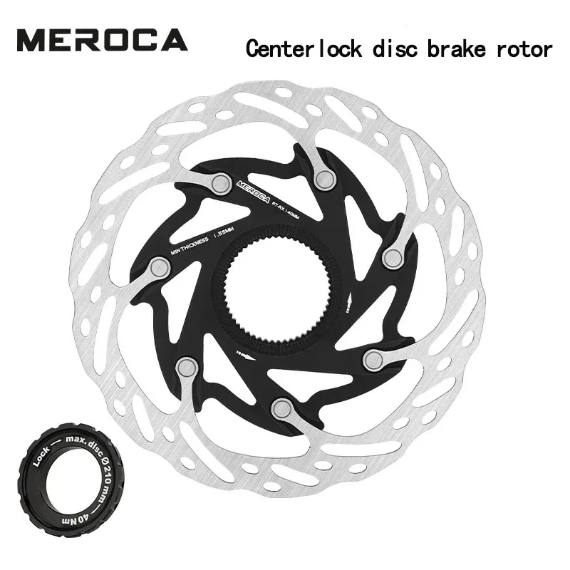 

MEROCA XR Mountain Bike Center Lock Disc Brake Rotor 140mm and 160mm model Ultra-light Heat Dissipation Bicycle Disc Brake Rotor