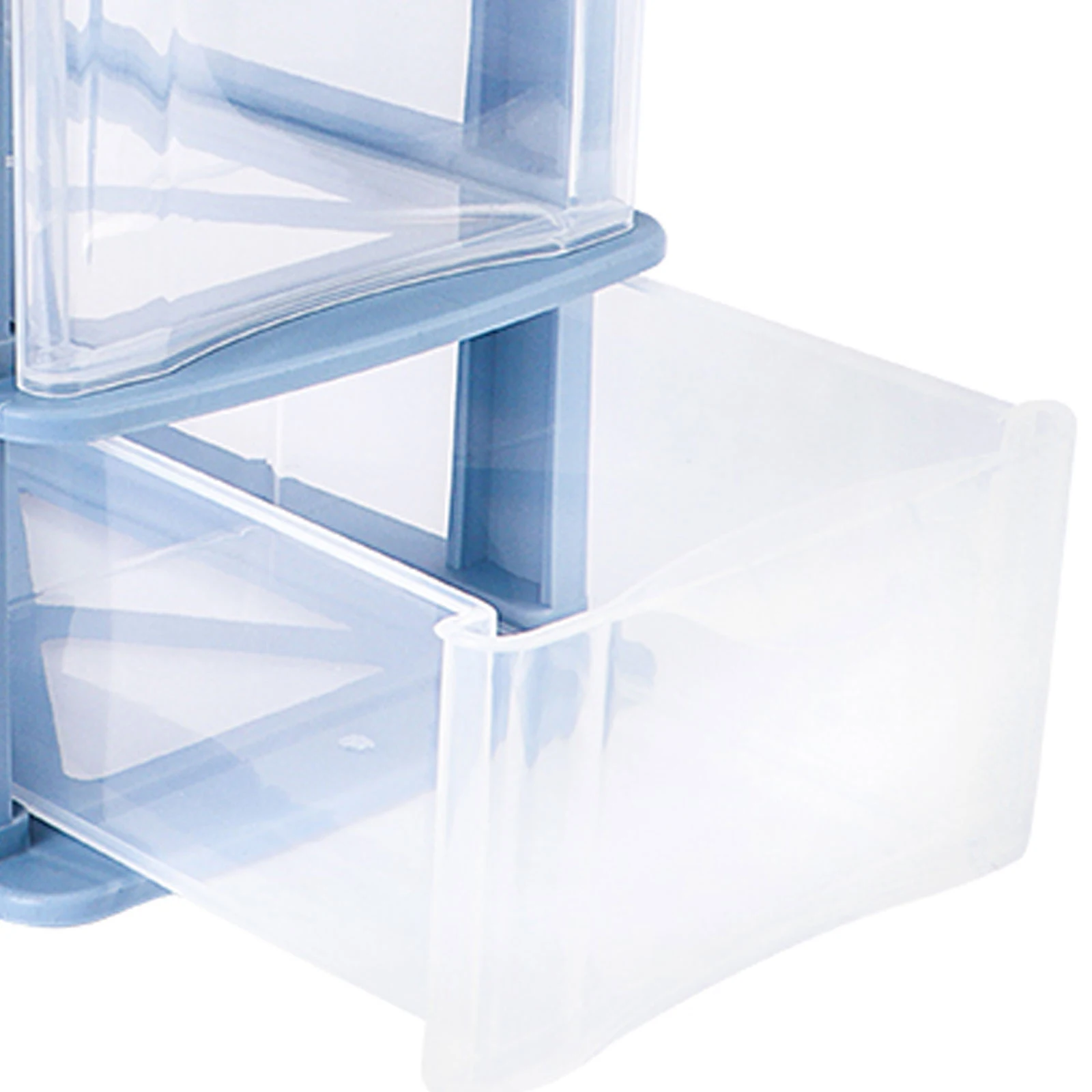 

1pc Drawer Cabinet Multilayer Desktop Storage Box Transparent Organizer Holder Makeup Case For Skincare Stationery