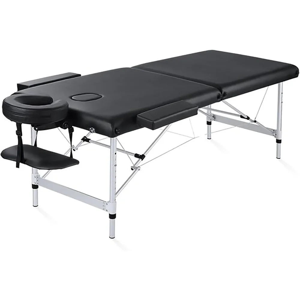 

Portable Massage Table Professional Massage Bed Wide Lash Bed Facial Table SPA Beds Esthetician Height Adjustable