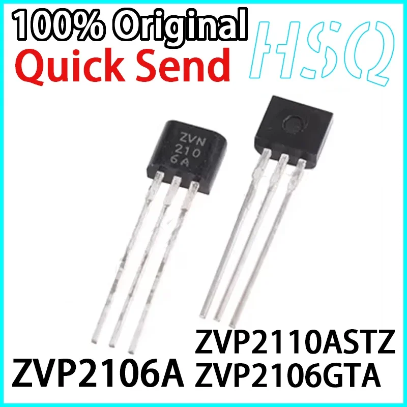 1PCS ZVP2106A ZVP2110ASTZ TO-92 ZVP2106GTA ZVN2110GTA ZVP2110GTA SOT-223 Brand New in Stock