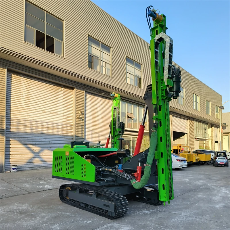 آلة حفر كومة اوجير الضوئية آلة حفر تأثير الزاحف آلة حفر الأظافر محطة الطاقة الكهروضوئية #1