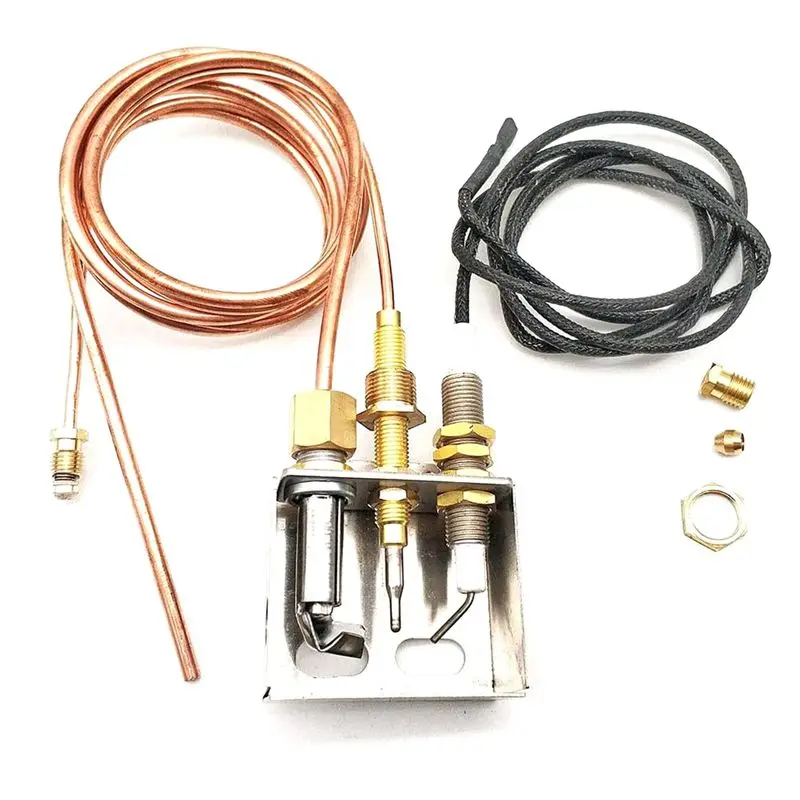 AC88-1 Set Gas Burner Thermocouple Heating Gas Burner Thermocouple For Gas Heater, Brazier, Oven, BBQ