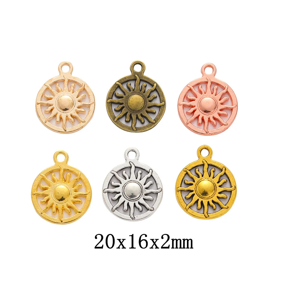 

90pcs sun Craft Supplies Charms Pendants for DIY Crafting Jewelry Findings Making Accessory 2025