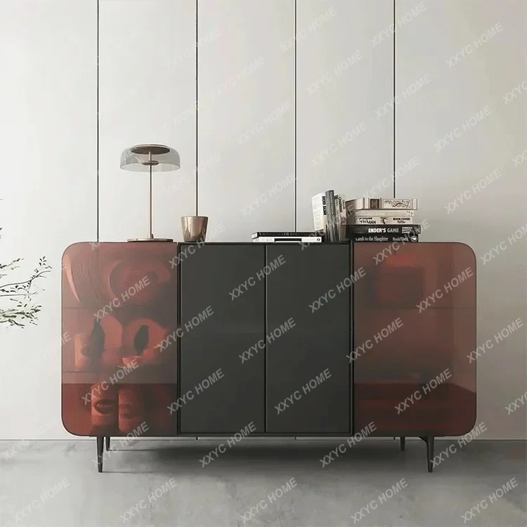 D2520 Modern simple entrance decorative cabinet end view table hanging picture ornament acrylic side cabinet