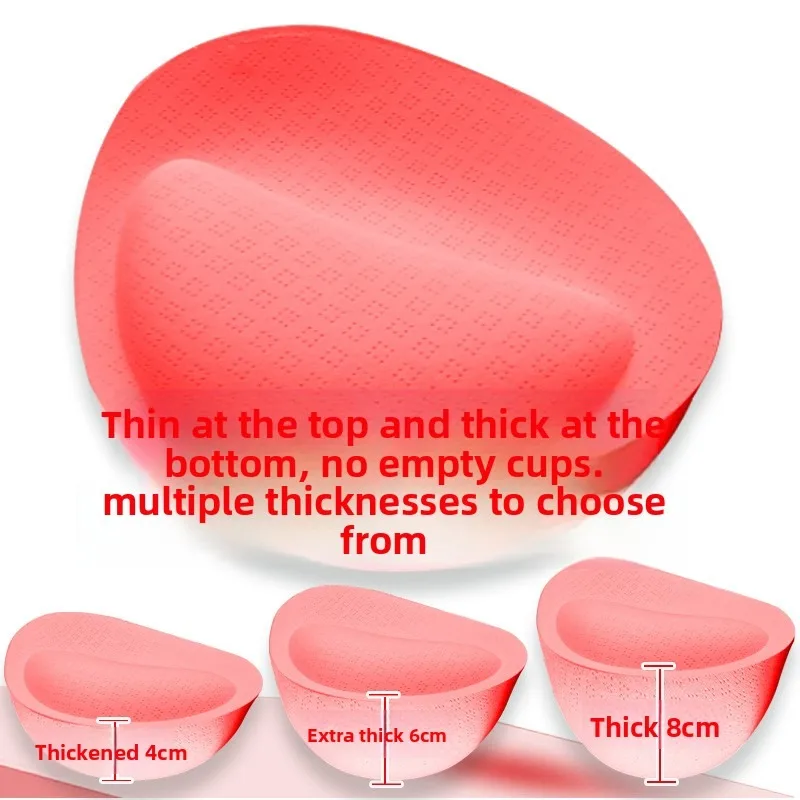 8 سنتيمتر اضافية سميكة رفع منصات للإزالة مبطن البرازيلي إدراج صغير الصدر اللاتكس الإسفنج تعزيز إدراج حمالات الصدر الرياضية التغطية الكاملة