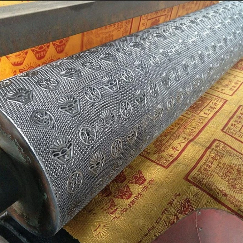 Yellow Watch Paper Embossing Machine, Ghost Paper Printing Machine, Ghost Coin Printing Equipment
