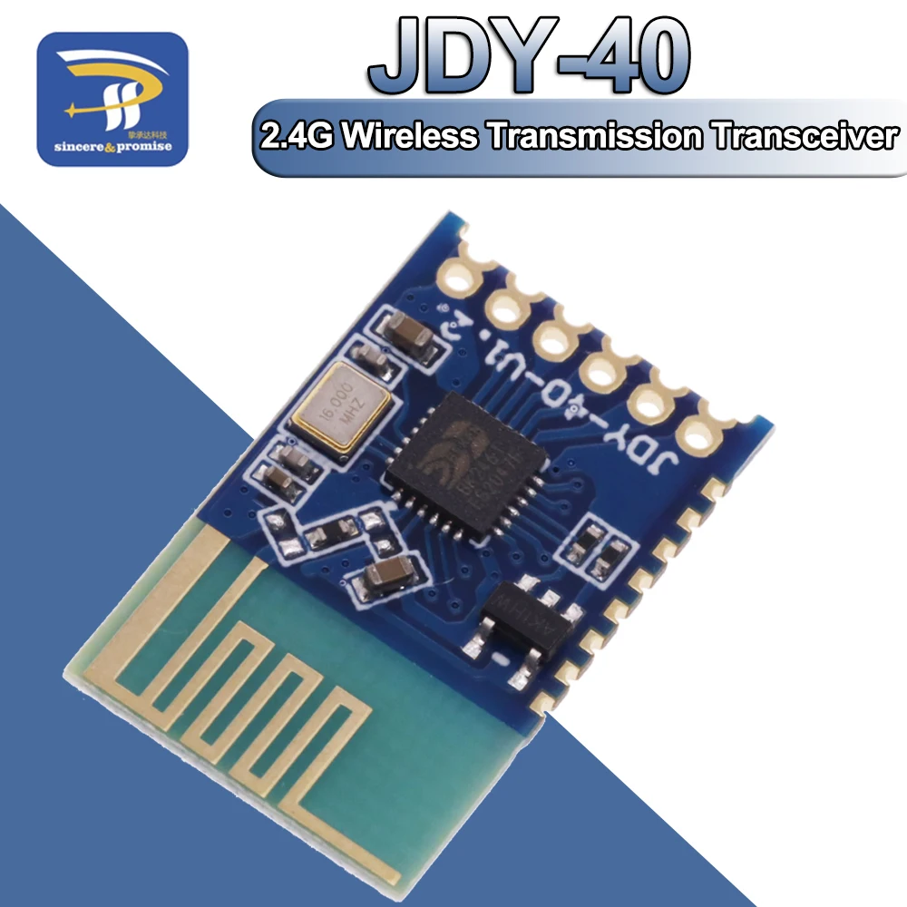 JDY-40 2.4G Wireless Serial Port Transmission Transceiver and Remote Communication Module IO TTL Diy Super NRF24L01 For Arduino