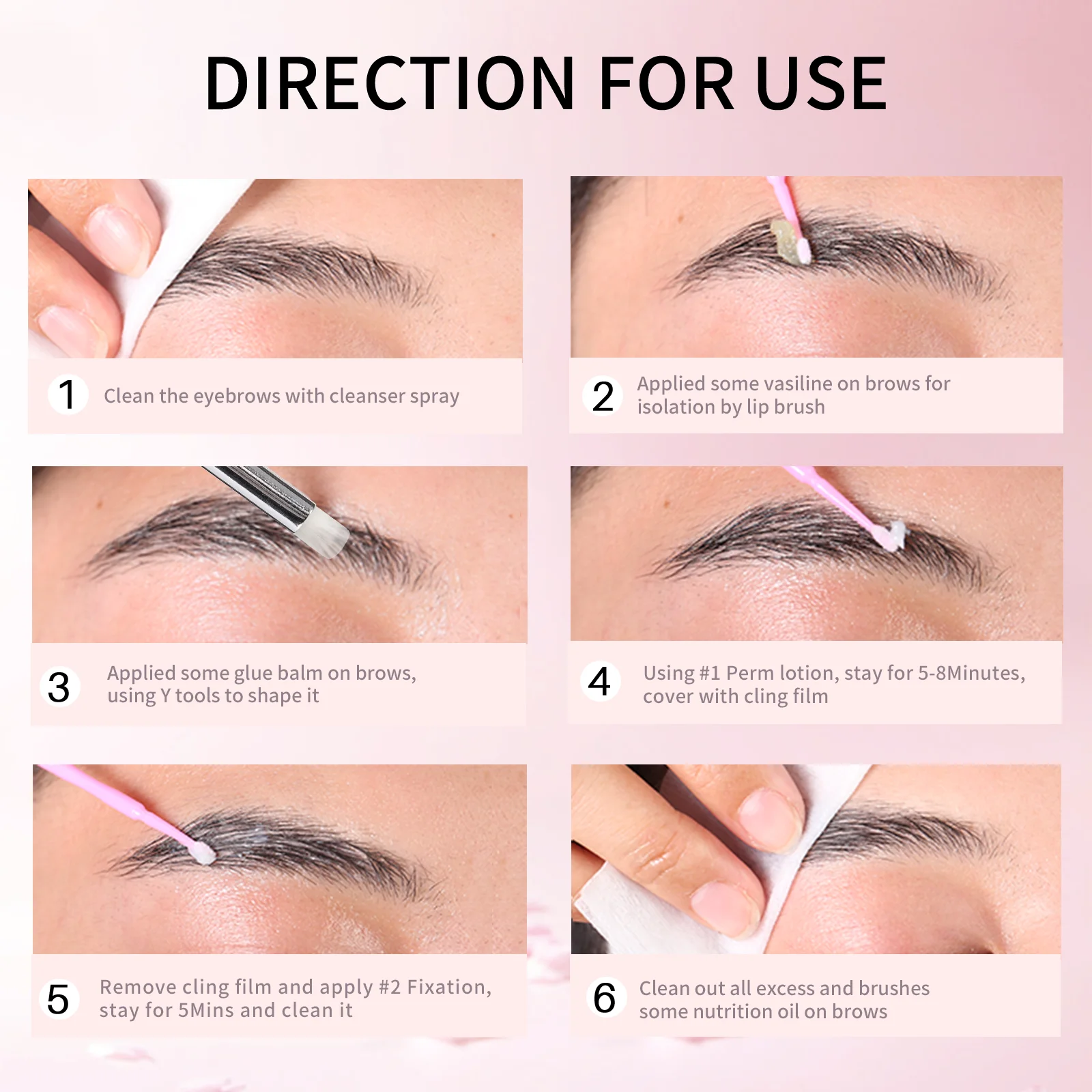 ICONSIGN 2IN1 Professional Fast Perming Lash Liftng Kit Lasting 6-8 Weeks Mascara Eyelash Enhancer Brow Lamination Makeup Tool