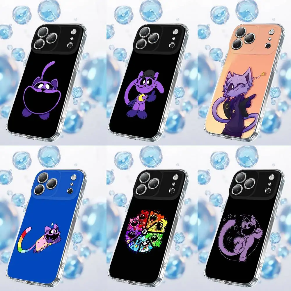 

C-Catnap Cartoon D-Dogday Phone Case For iPhone 17,16,15,14,13,12,11 Plus,Pro,Max,Plus,E,SE4,Air,Mini Transparent