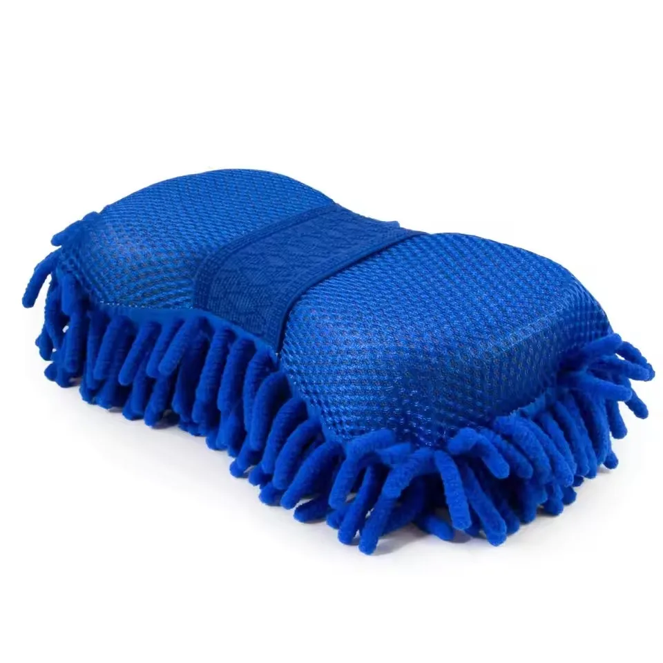 Autowashandschoenen Microfiber Veeg Autospons Krasvrij Autowasmiddel Koraal Fluweel Dubbelzijdig schoonmaakhulpmiddel