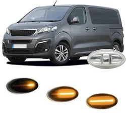 for Peugeot Traveller Bus 1.5 1.6 2.0 BlueHDI 2016 - 2025 Dynamic LED Indicator Side Marker Turn Signal Light Lamp