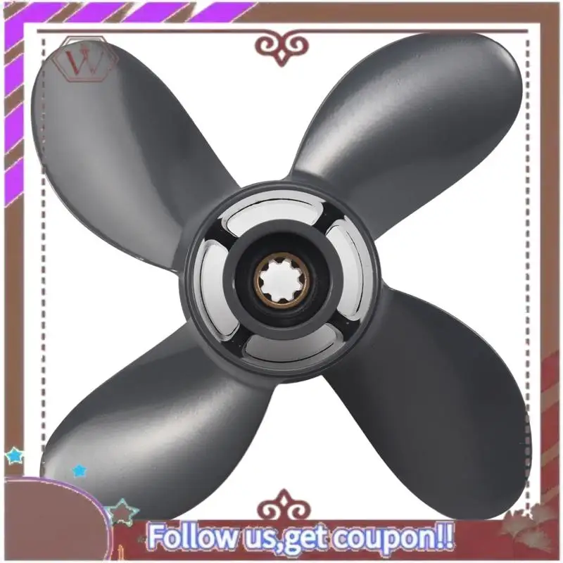 

A57E-9 1/4X11 Boat Outboard Propeller, For Honda 9.9HP F9.9 15HP F15C F15 F20 BF8D/BF9.9D BF9.9/BF15A BF15D/BF20