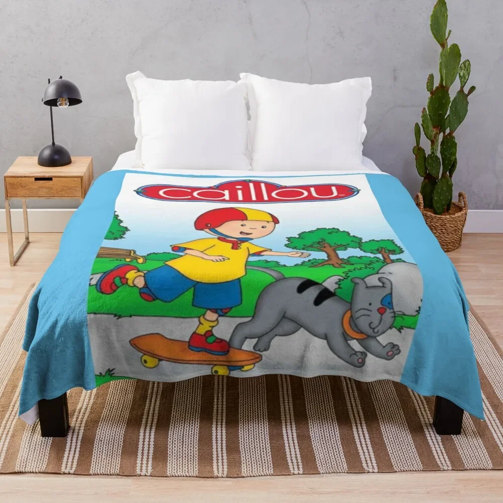 Caillou Throw Blanket heavy to sleep Giant Sofa blankets and throws Blankets