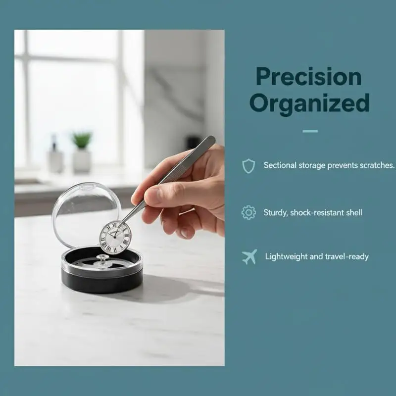 Watch Dial Screen Protector Box For 40mm Dustproof Watch Case For Watchmaker Repair Tool Daily Storage