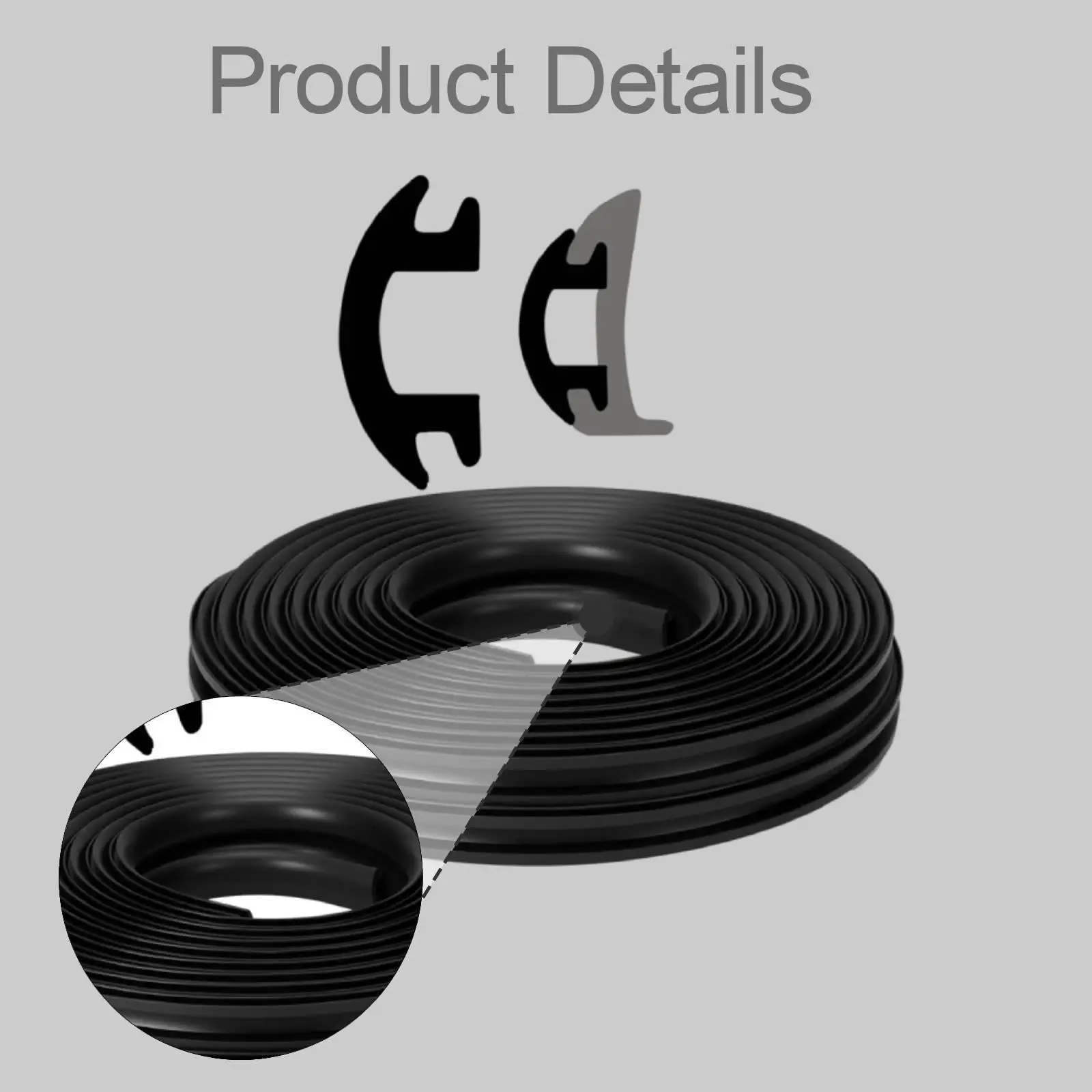 Universal Boat Door Edge Guard PVC Anti Scratch Trim Strip Protector for Car Yacht Truck Sealing Applications