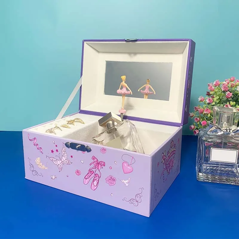 18-Tone Music Box Halloween Merry Christmas Decoration Home Easter Christmas Birthday Gift Jewelry Box Cute Storage box