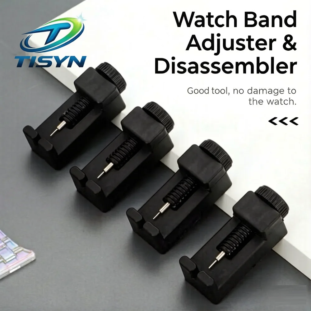 Mini Watch Band Link Remover Tool Stainless Steel Strap Adjuster Repair Kit Replacement Pins DIY Watchmaker Tool Set