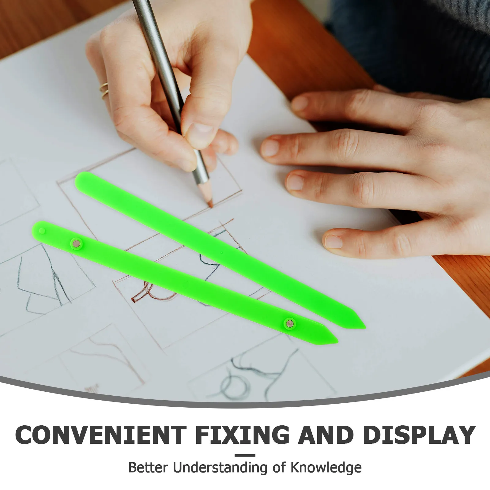 4Pcs Large Magnetic Angle Demonstrator Tools Geometry Learning Classroom Math Teaching Aid Geometric Supplies Teacher Resources