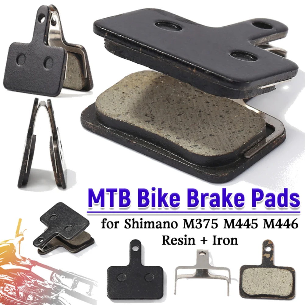 1-3Pairs MTB Road Bicycle Disc Brake Pads Silence Brake Pads for SHIMANO M375 M445 M446 Cycling Accessories