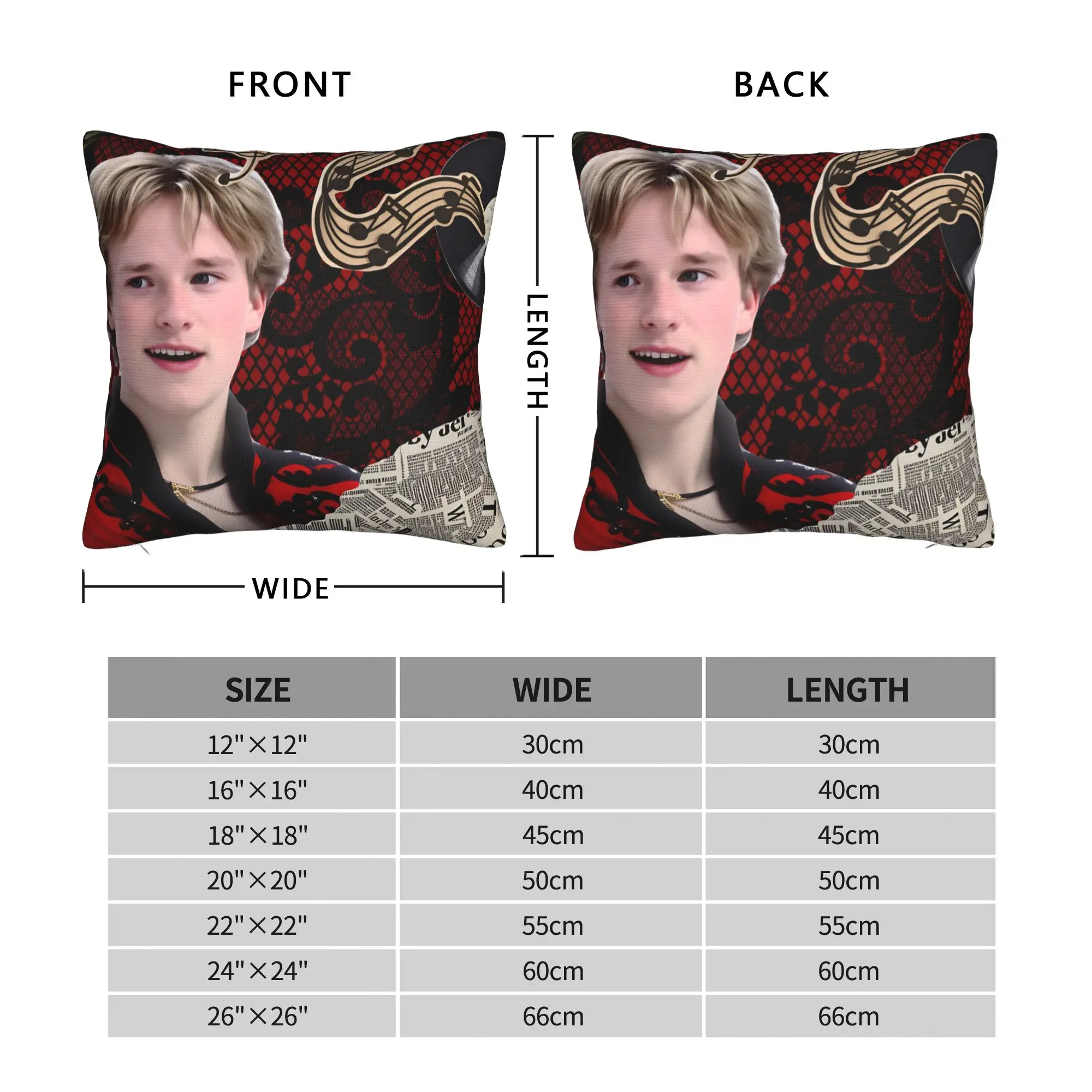 Ilia Malinin Pillow Cover  Soft Cushion Cover Vintage Pillow Case For Living Room Chair