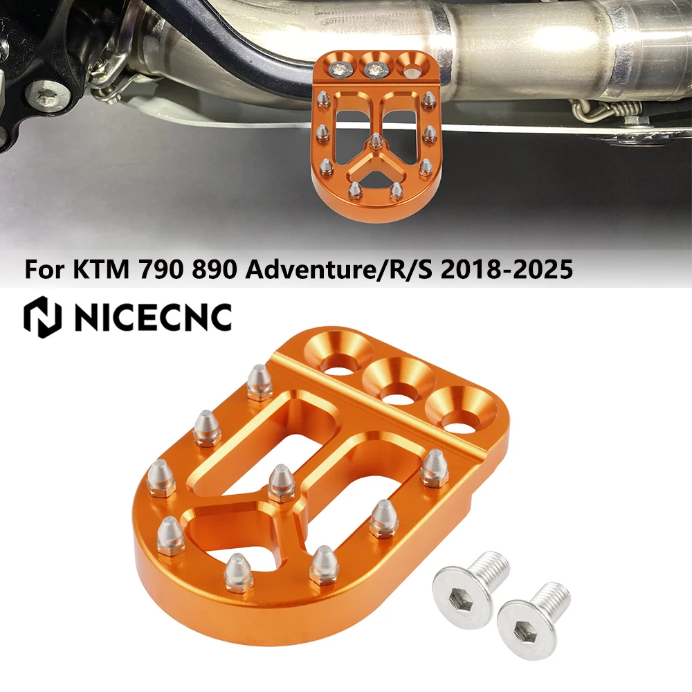 

For KTM 790 890 Adventure /R/S 2018-2025 2024 Brake Pedal Lever Extension Pad For Husqvarna Norden 901 2022-2024 2025
