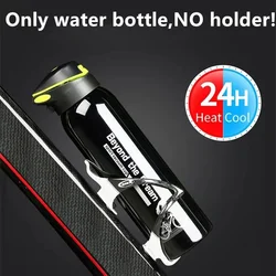 500ML Vacuum Insulated Stainless Steel Bicycle Water Bottle with Straw Double-Walled Thermo Mug for Cycling