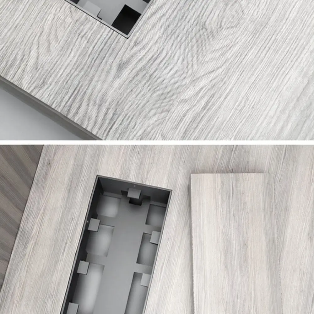 Black Electrical Controller Organizer Box For System Cabinet Wardrobe Hidden Power Adapter Storage Enclosure