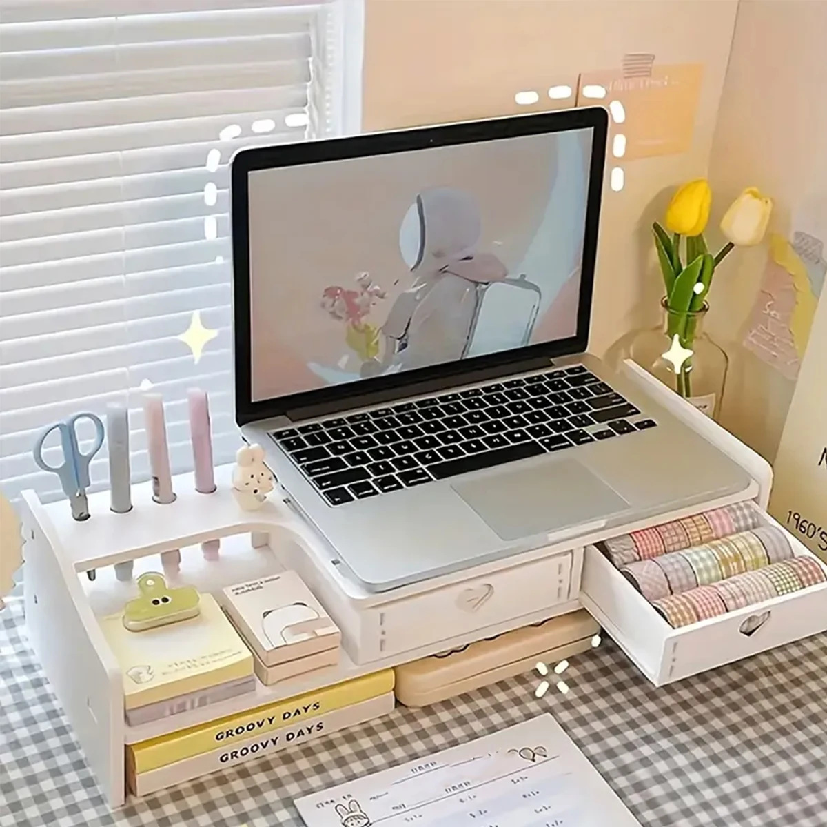 Supporto per monitor bianco co - Desk Setup White recensione e prezzo