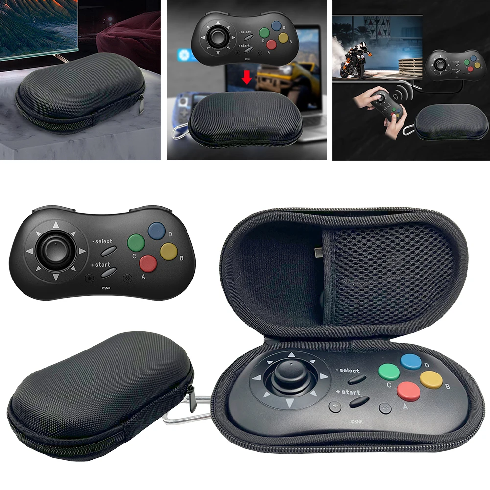 

EVA Hard Carrying Case Anti Scratch Protective Travel Case Anti-Drop Hardshell Case with Hand Strap for 8Bitdo NEOGEO/8Bitdo M30