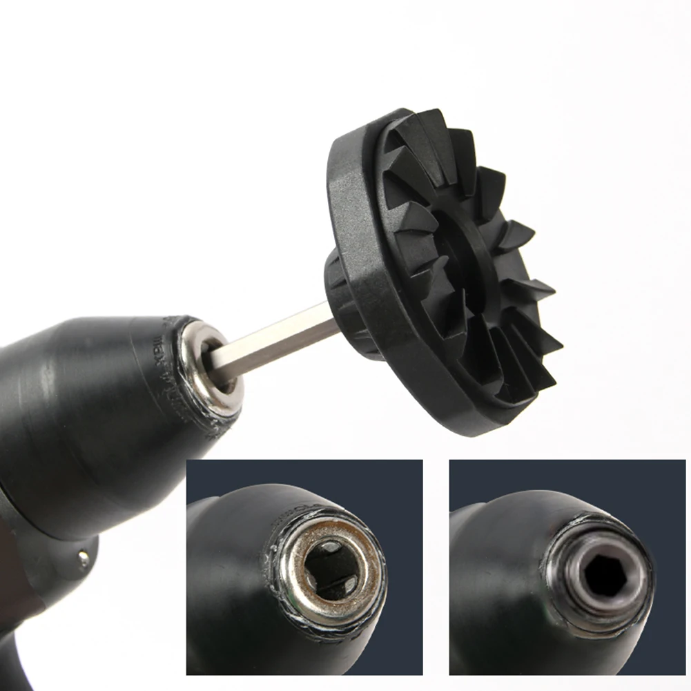 الكهربائية خيط صنارة الصيد اللفاف ABS سبيكة خيط صنارة الصيد التخزين المؤقت المحمولة خيط صنارة الصيد اللفاف لمفك البراغي الكهربائية #4