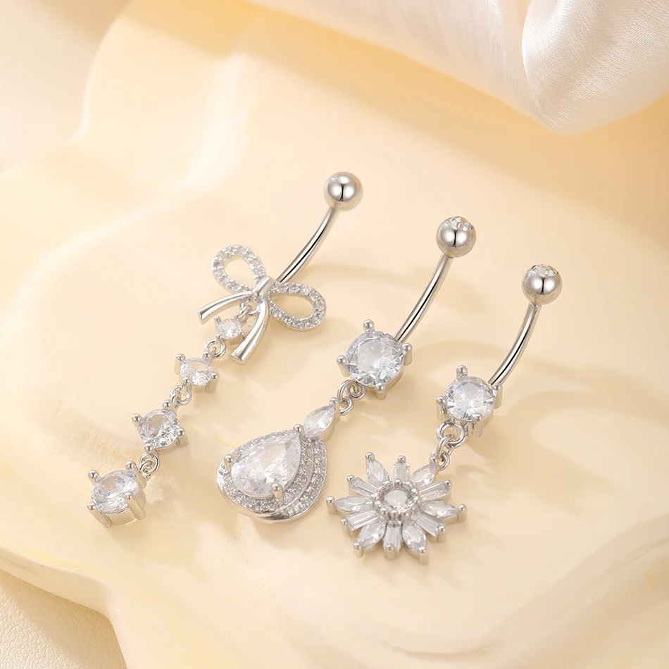 1Pc Stainless Steel Belly Butt - Belly Bar Titanium ulasan dan harga