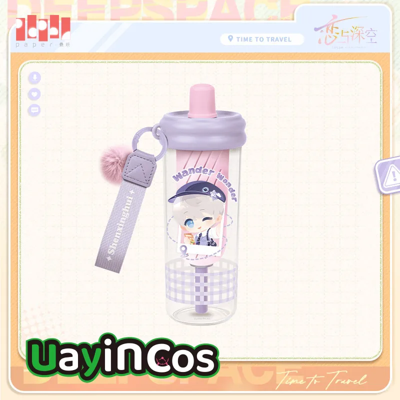 

Original Love and Deepspace Sylus Caleb Xavier Rafayel Cup Water Bottle Coffee Drinking Cup Love Time To Travel Series Anime G