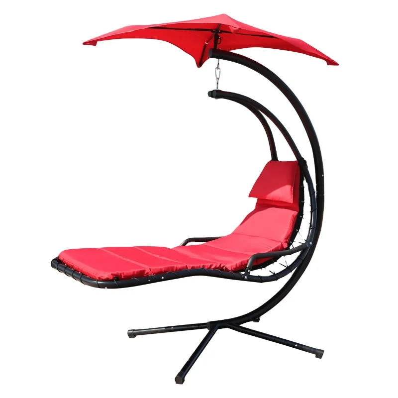 Backyard Hammock with Stand Up Hanging Chair Outdoor Terrace Adult Swing Chair