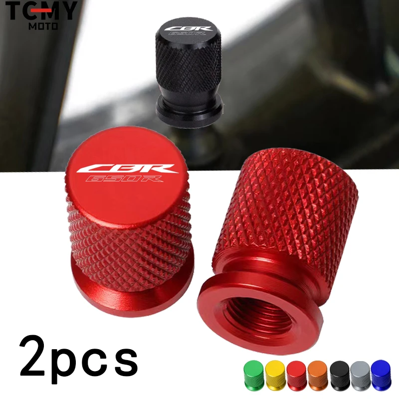 

2 шт. для Honda CBR650R CBR 650R CBR650 R универсальные аксессуары для мотоцикла с ЧПУ, алюминиевые шины, клапан, крышка штока воздушного порта, колпачки