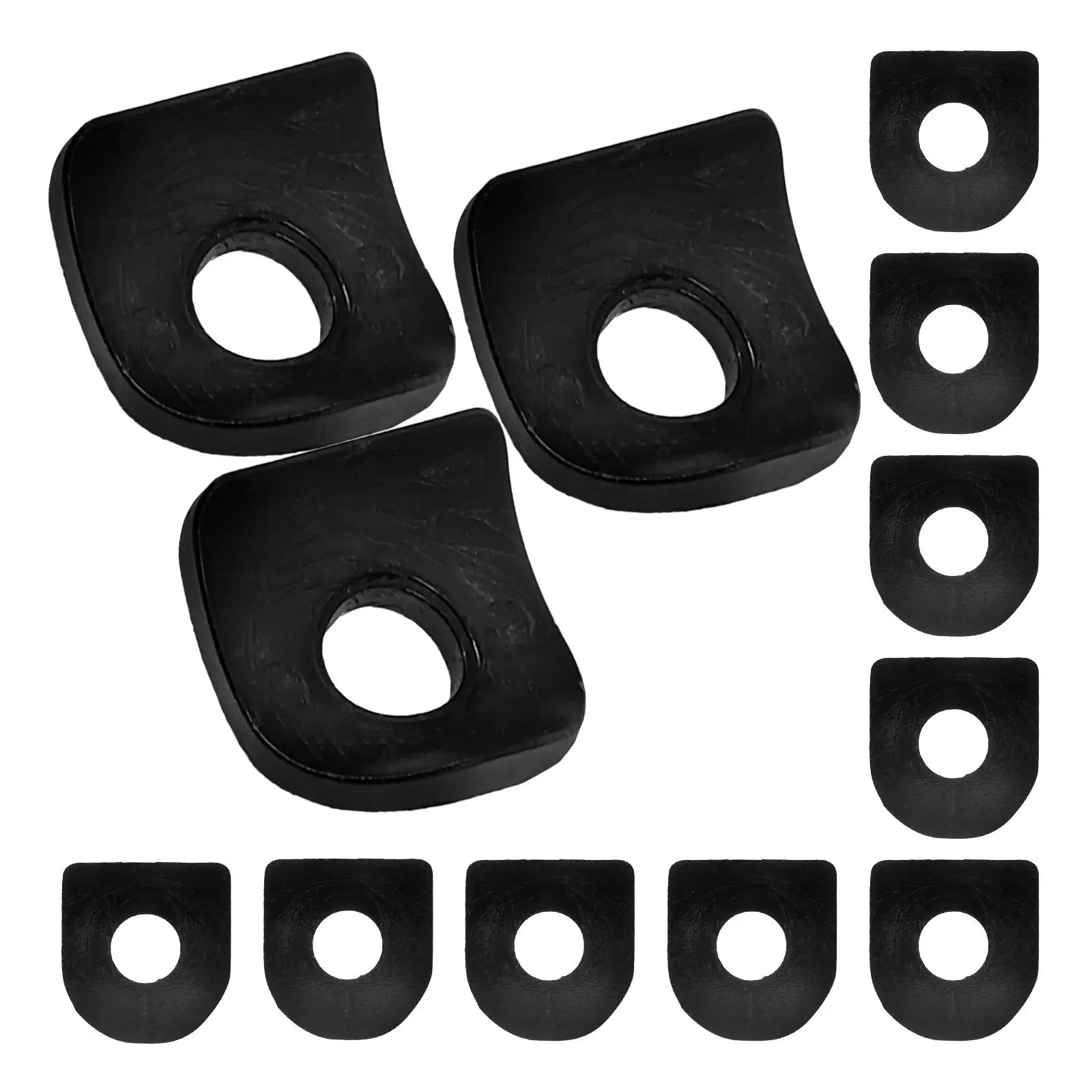 

12 Pcs Seat Tube Clamp Spacer Parts Washer Clip Gasket for Bike Rope Buckle Rubber Seatpost Riding